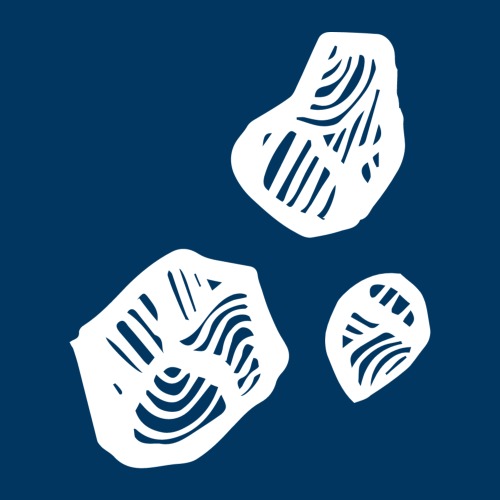 Stone‑ejection icon representing reduced stone retention in the tread, distributed by GB Tyres
